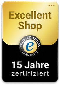 Excellent Shop Award: tedox ist seit mehr als 15 Jahren Trusted Shops zertifiziert!